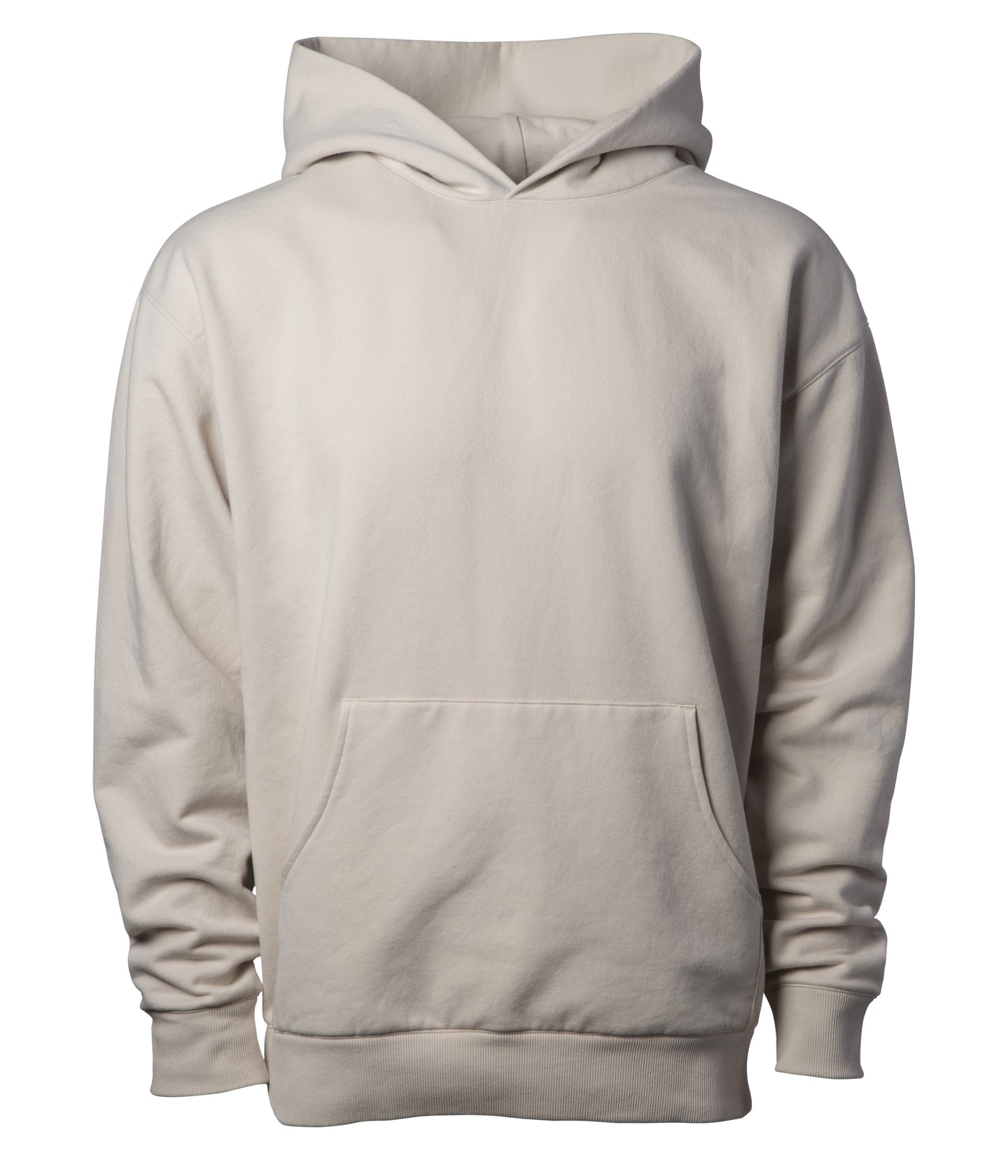 white tone hoodie with no drawcord