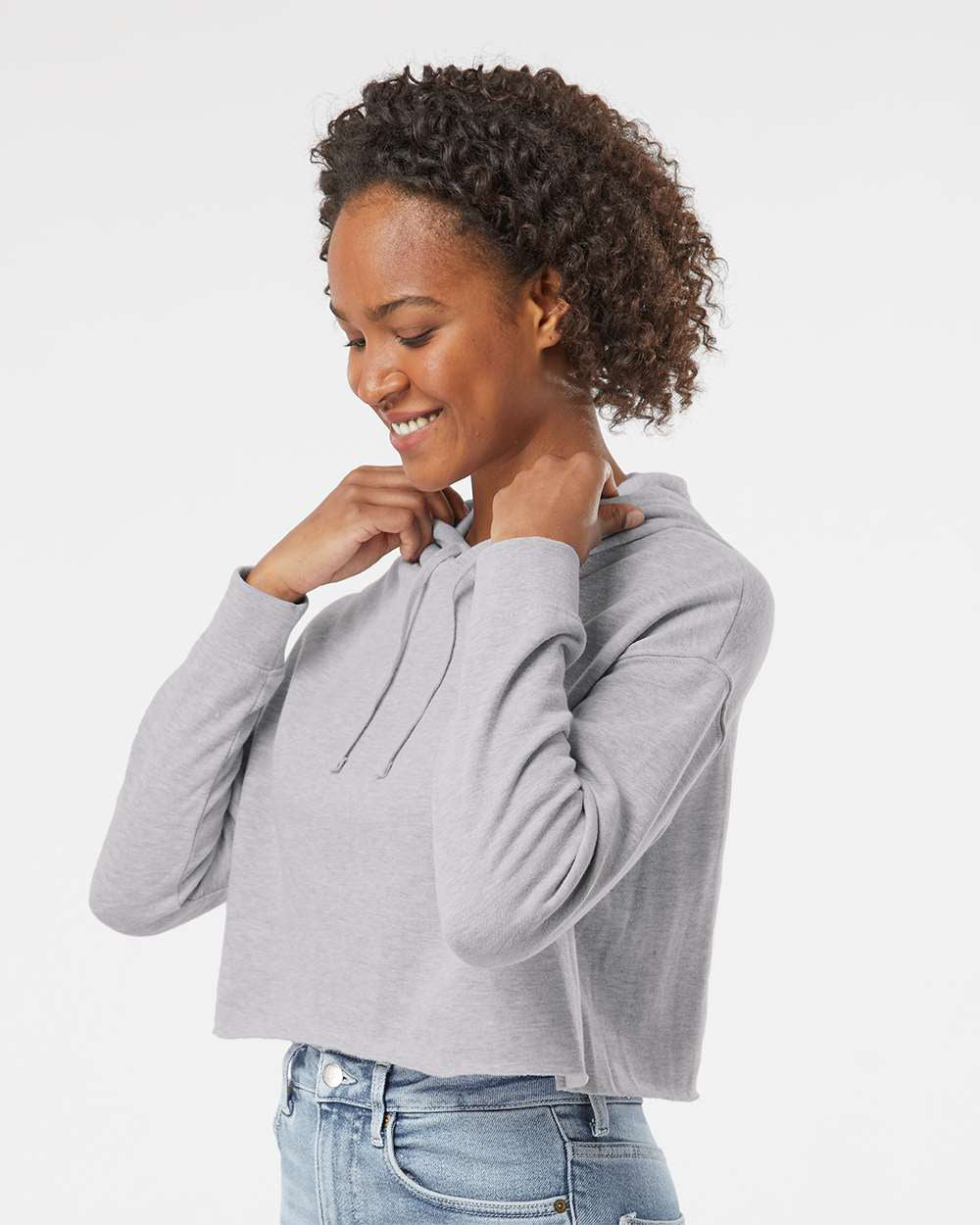 Womens Lightweight Crop Hood - Tiflee Tradex Company