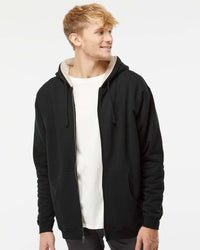 Sherpa Lined Zip Hooded Sweatshirt - Tiflee Tradex Company