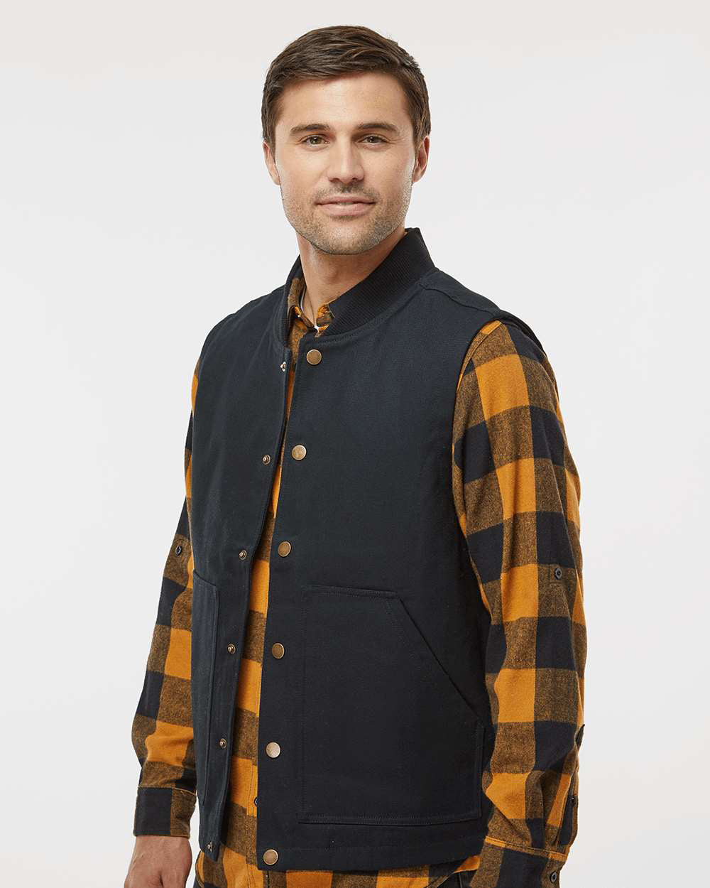 Men’s Insulated Canvas Workwear Vest - Tiflee Tradex Company