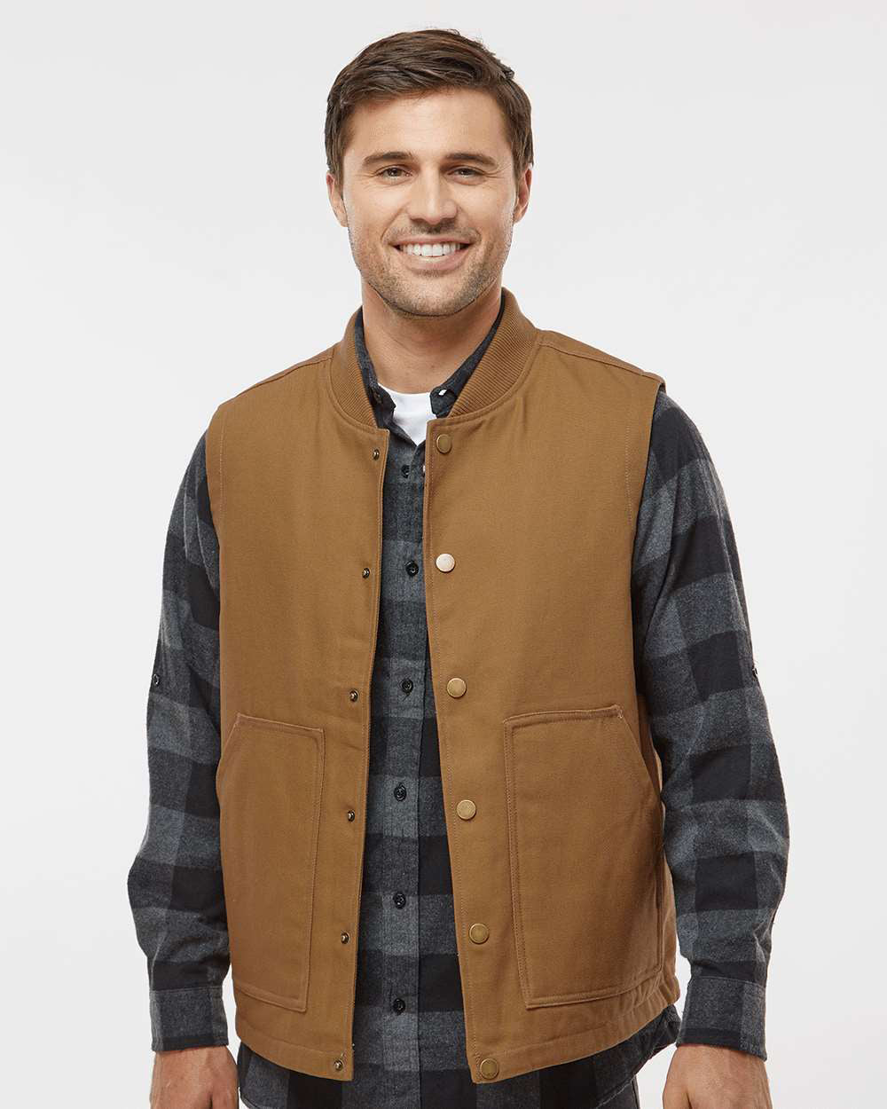Men’s Insulated Canvas Workwear Vest - Tiflee Tradex Company