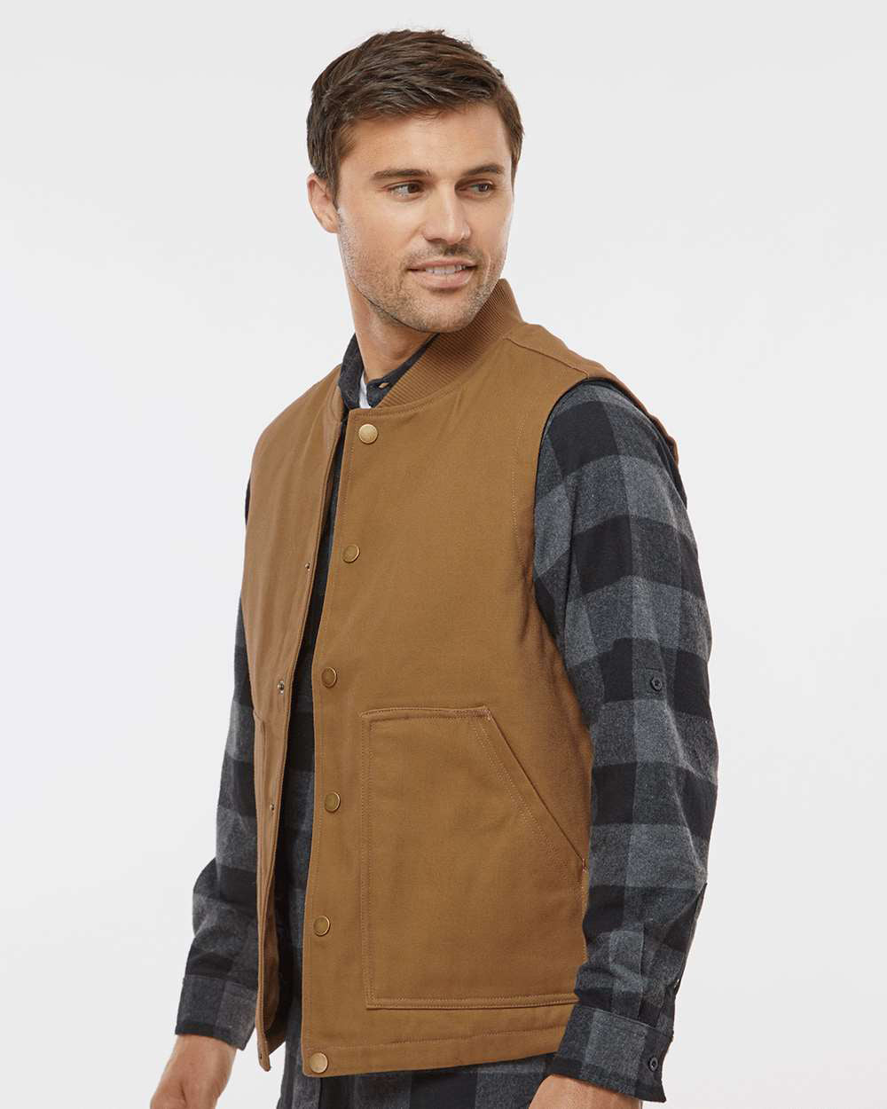 Men’s Insulated Canvas Workwear Vest - Tiflee Tradex Company