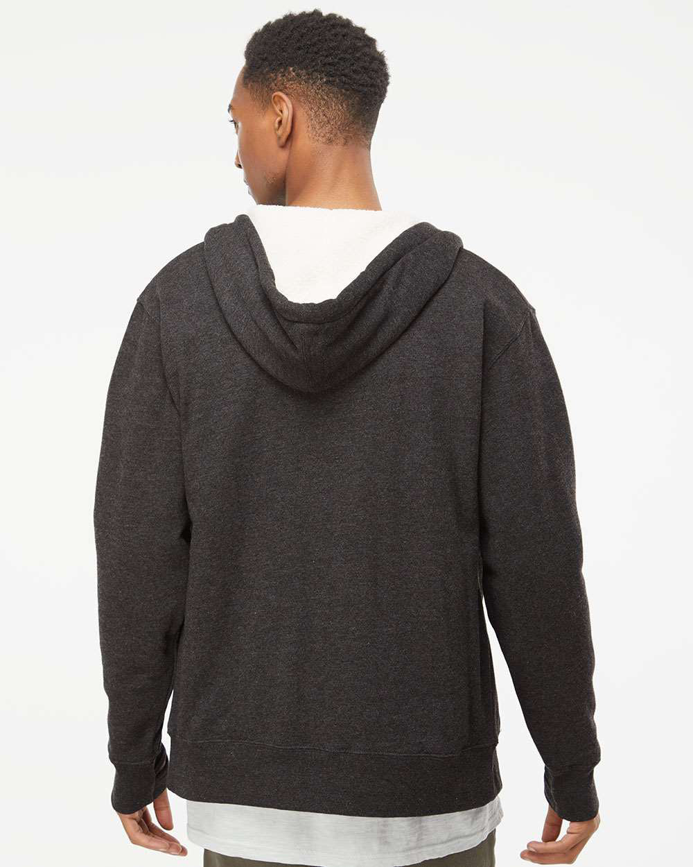 Unisex Heavyweight Sherpa Lined Zip Hood - Tiflee Tradex Company