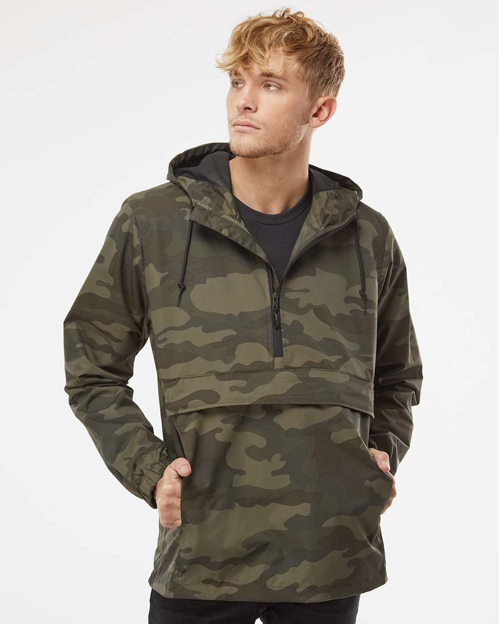 Water Resistant Windbreaker Anorak Jacket - Tiflee Tradex Company