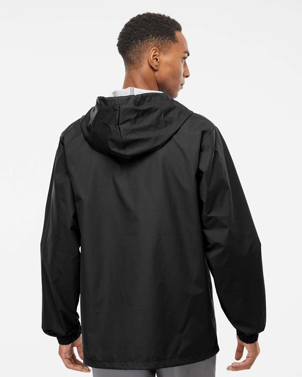 Water Resistant Hooded Windbreaker Coaches Jacket - Tiflee Tradex Company