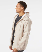 Water Resistant Hooded Windbreaker Coaches Jacket - Tiflee Tradex Company