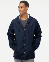 Water Resistant Hooded Windbreaker Coaches Jacket - Tiflee Tradex Company