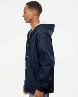 Water Resistant Hooded Windbreaker Coaches Jacket - Tiflee Tradex Company