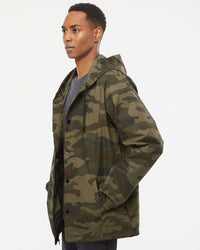 Water Resistant Hooded Windbreaker Coaches Jacket - Tiflee Tradex Company