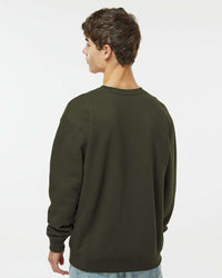 Man wearing a Army 10oz. Heavyweight Crew - Tiflee Tradex Company