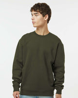 Man wearing a Army 10oz. Heavyweight Crew - Tiflee Tradex Company