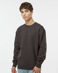 Man wearing a Asphalt color 10oz. Heavyweight Crew - Tiflee Tradex Company