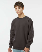Man wearing a Asphalt color 10oz. Heavyweight Crew - Tiflee Tradex Company