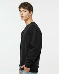 Man wearing a Black color 10oz. Heavyweight Crew - Tiflee Tradex Company