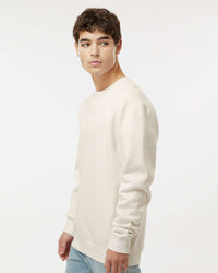 Man wearing a Bone color 10oz. Heavyweight Crew - Tiflee Tradex Company