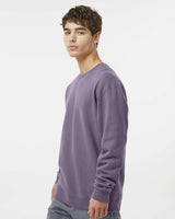 Man wearing a Plum color 10oz. Heavyweight Crew - Tiflee Tradex Company