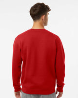 Man wearing a Red color 10oz. Heavyweight Crew - Tiflee Tradex Company