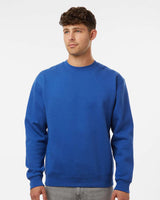 Man wearing a Royal color 10oz. Heavyweight Crew - Tiflee Tradex Company