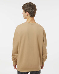 Man wearing a Sandstone color 10oz. Heavyweight Crew - Tiflee Tradex Company