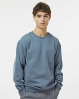 Man wearing a Storm Blue color 10oz. Heavyweight Crew - Tiflee Tradex Company
