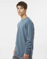 Man wearing a Storm Blue color 10oz. Heavyweight Crew - Tiflee Tradex Company
