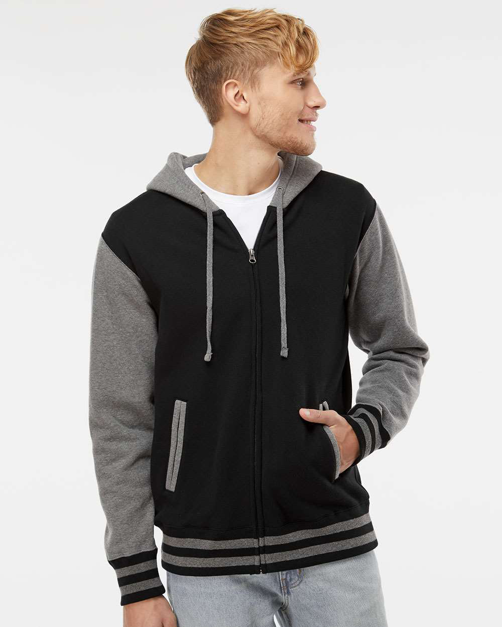 10oz. Varsity Heavyweight Zip Hood - Tiflee Tradex Company
