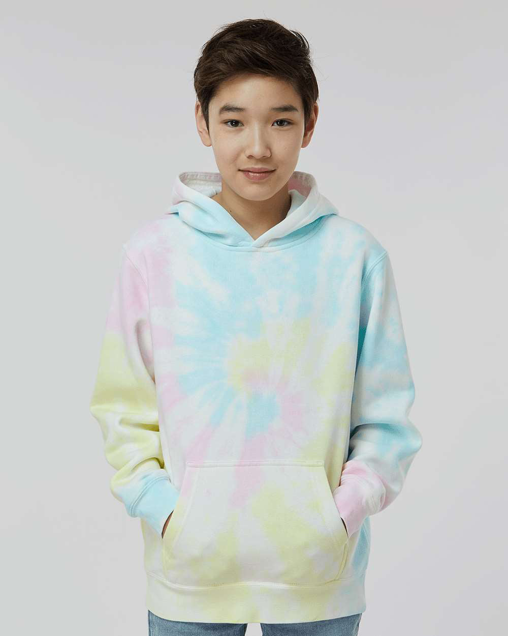 Youth 9oz. Midweight Tie Dye Pullover Hood - Tiflee Tradex Company
