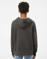 Youth 9oz. Midweight Pigment Dye Pullover Hood - Tiflee Tradex Company