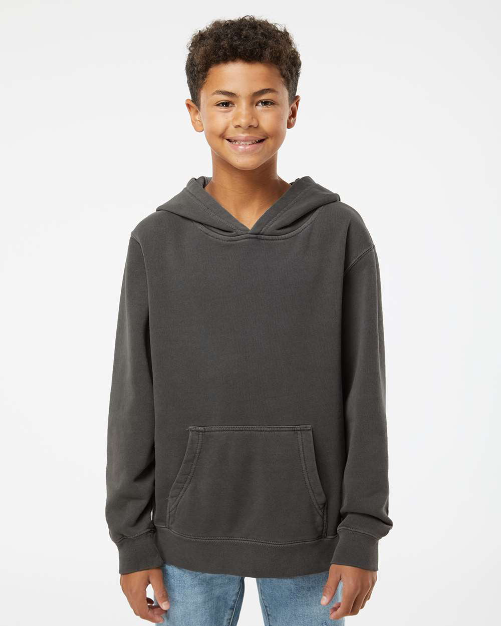 Youth 9oz. Midweight Pigment Dye Pullover Hood - Tiflee Tradex Company