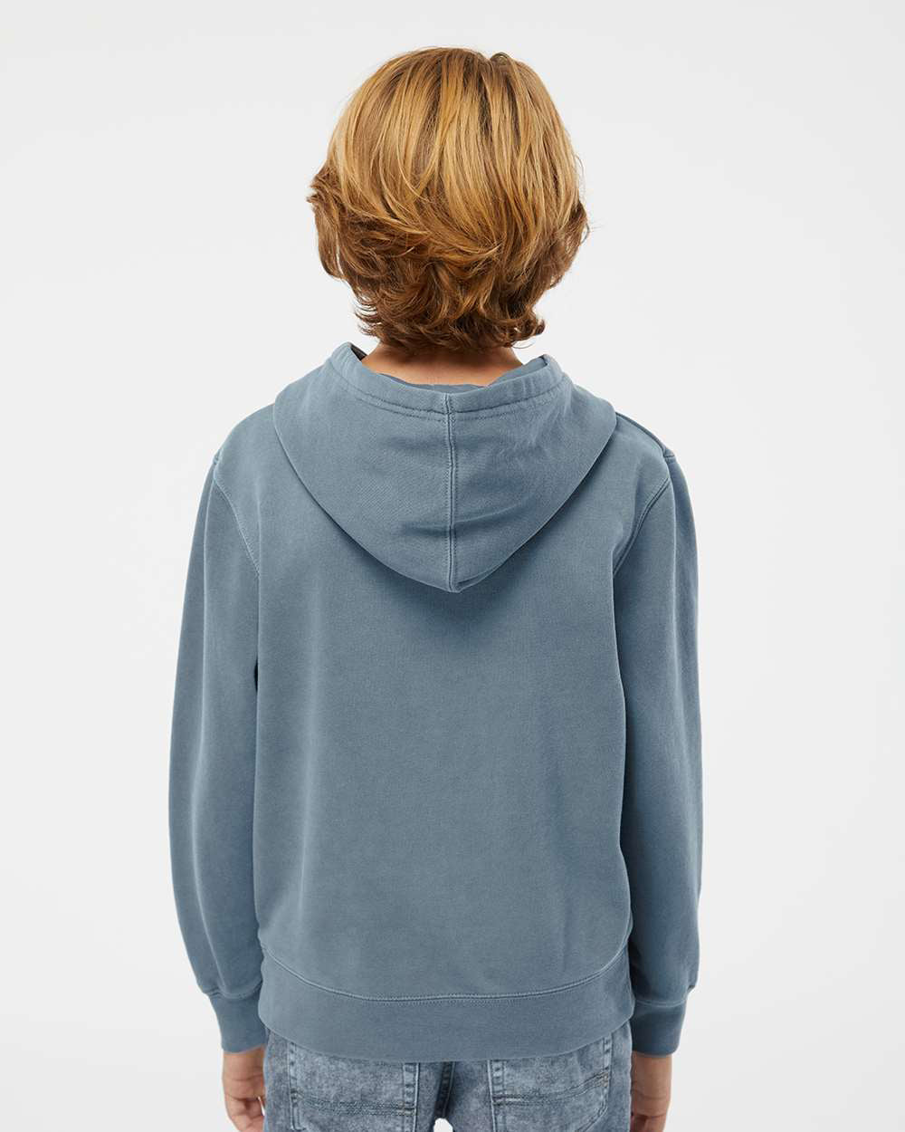 Youth 9oz. Midweight Pigment Dye Pullover Hood - Tiflee Tradex Company