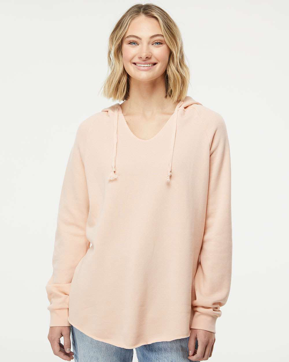 Women's California Wave Wash Hooded Pullover - Tiflee Tradex Company