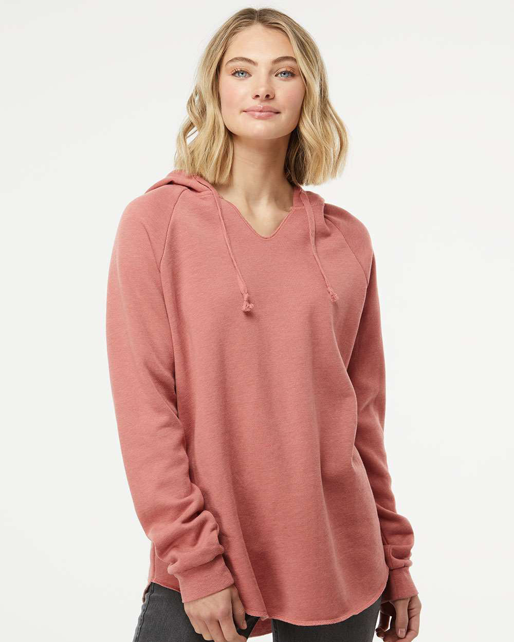 Women's California Wave Wash Hooded Pullover - Tiflee Tradex Company