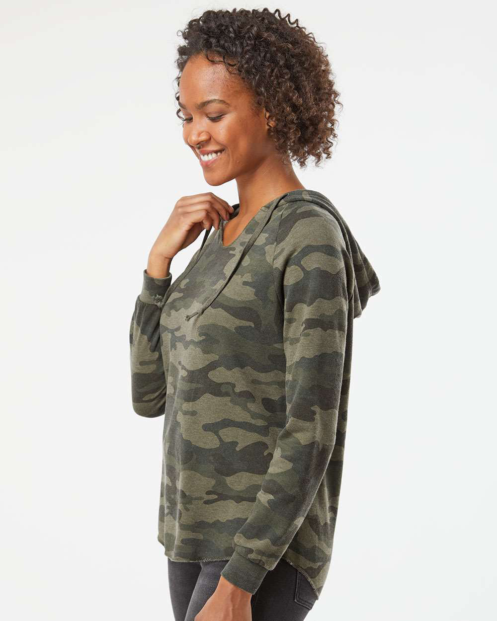 Women's California Wave Wash Hooded Pullover - Tiflee Tradex Company