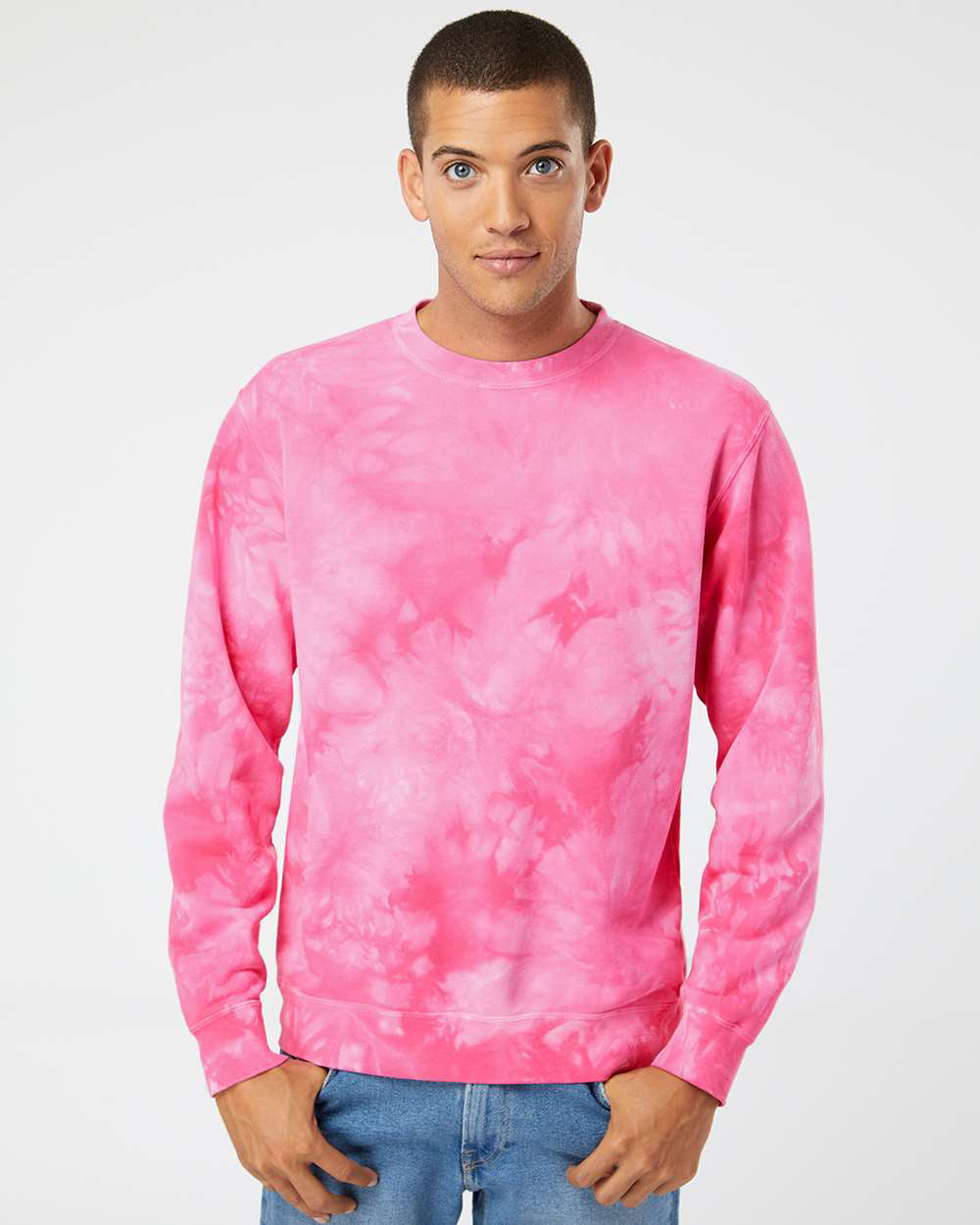 9oz. Unisex Midweight Tie Dye Crew - Tiflee Tradex Company