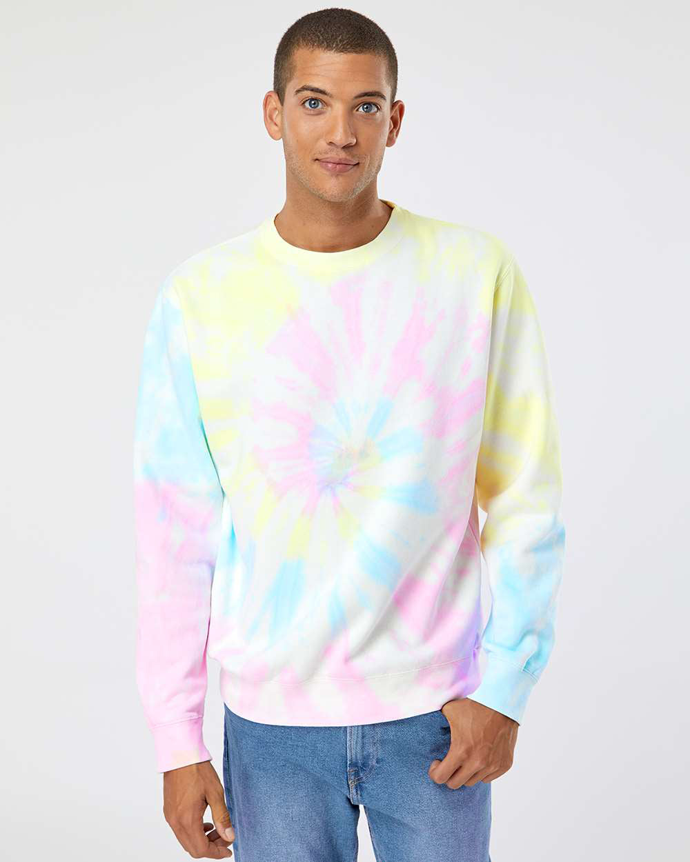 9oz. Unisex Midweight Tie Dye Crew - Tiflee Tradex Company