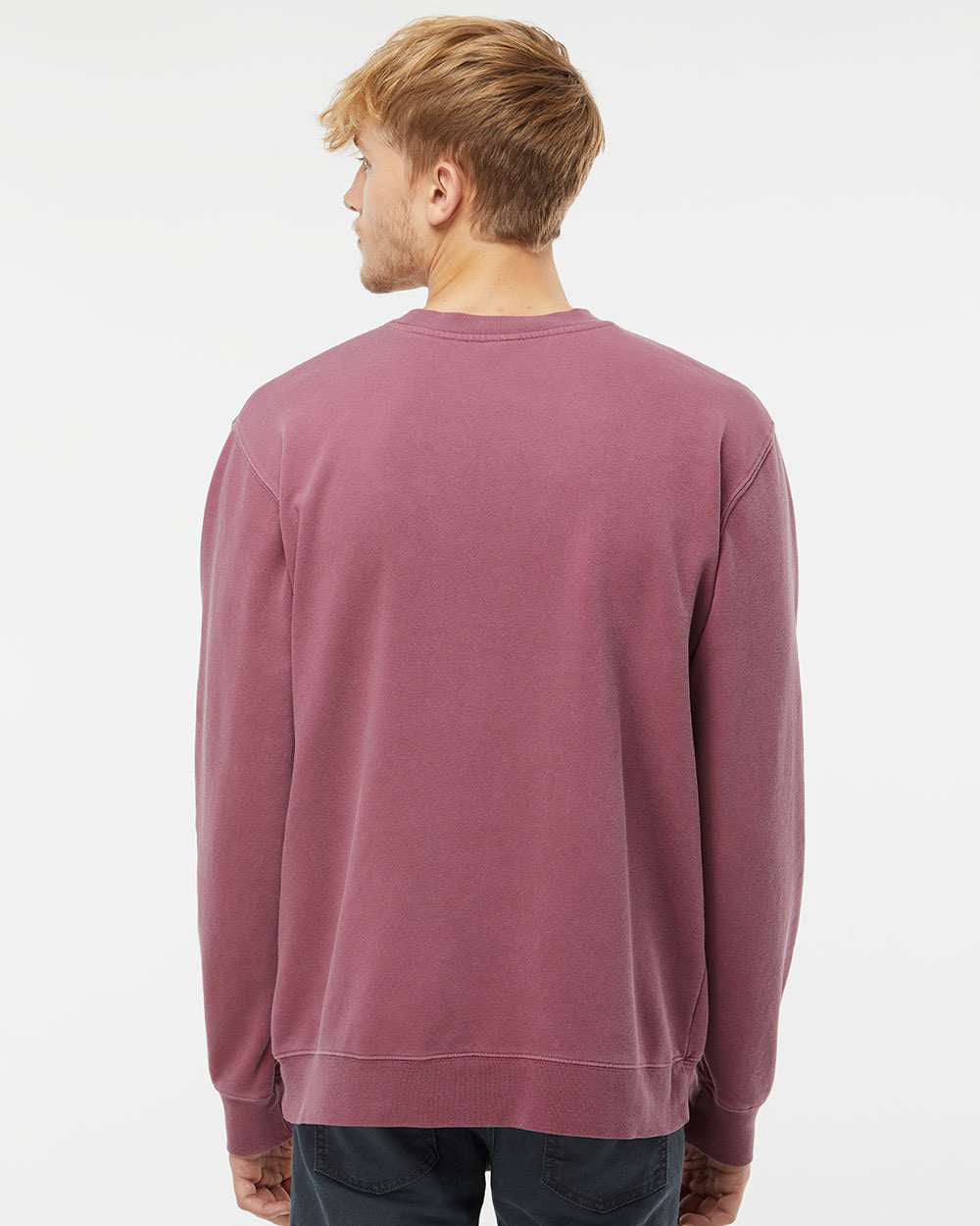 9oz. Unisex Midweight Pigment Dye Crew - Tiflee Tradex Company