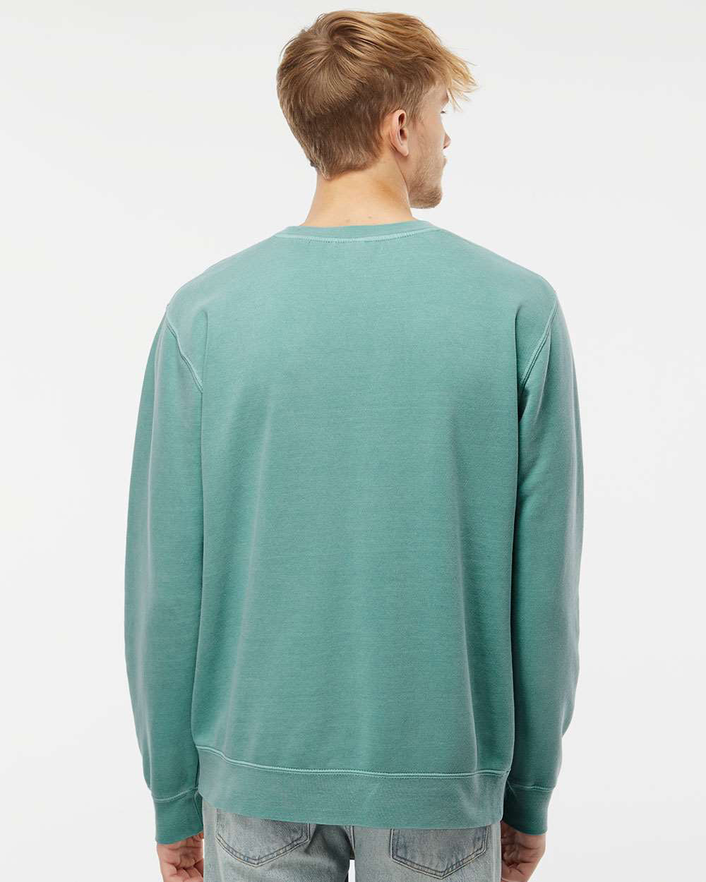 9oz. Unisex Midweight Pigment Dye Crew - Tiflee Tradex Company