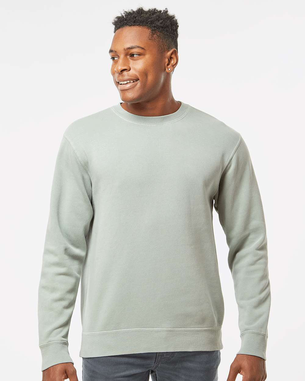 9oz. Unisex Midweight Pigment Dye Crew - Tiflee Tradex Company