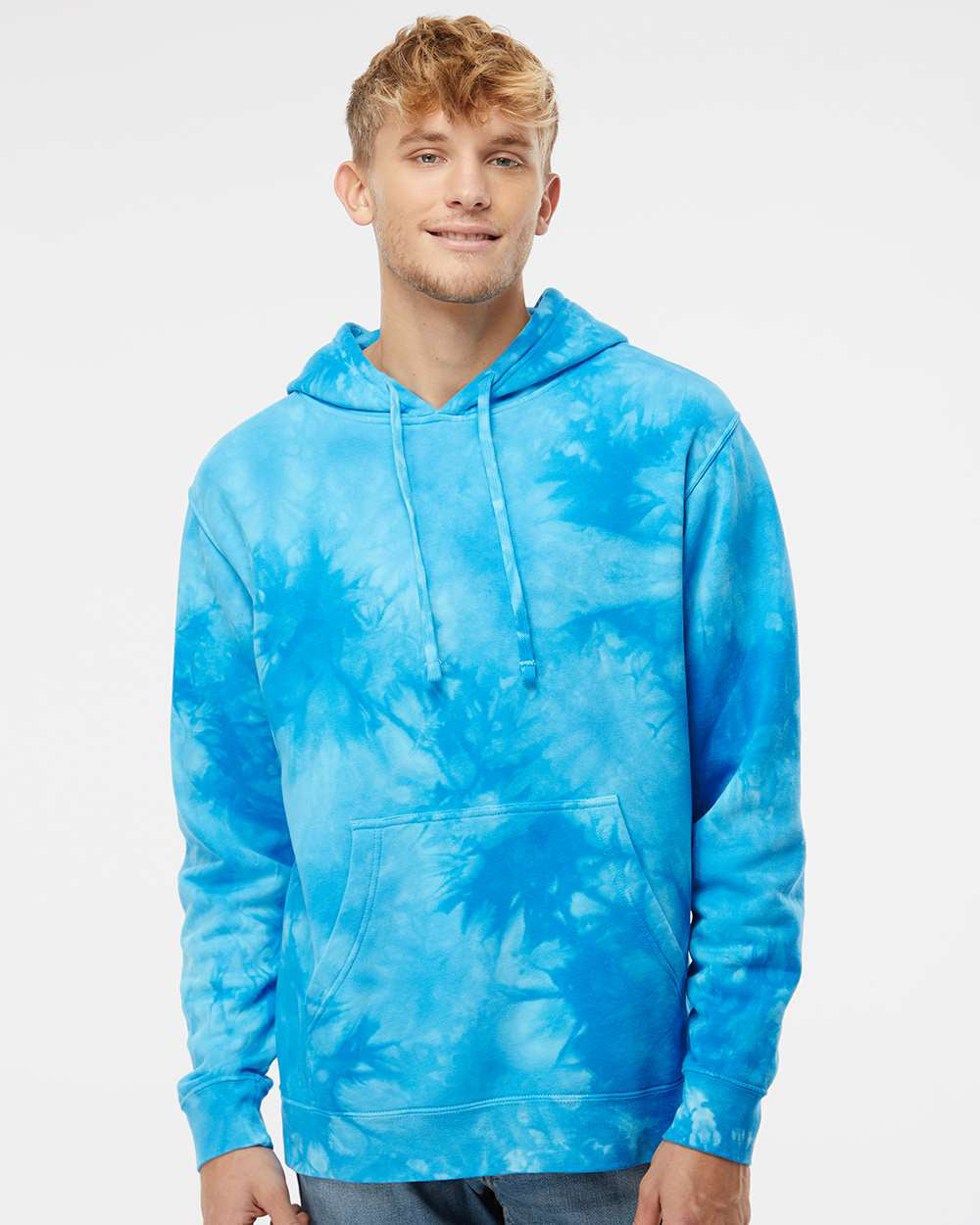 9oz. Unisex Midweight Tie Dye Pullover Hood - Tiflee Tradex Company