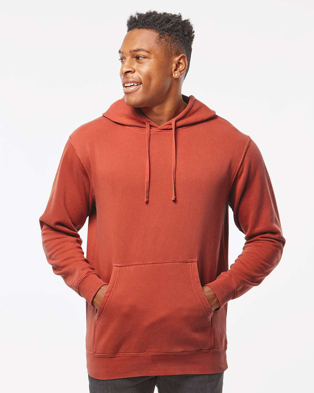 9oz. Unisex Midweight Pigment Dye Pullover Hood - Tiflee Tradex Company