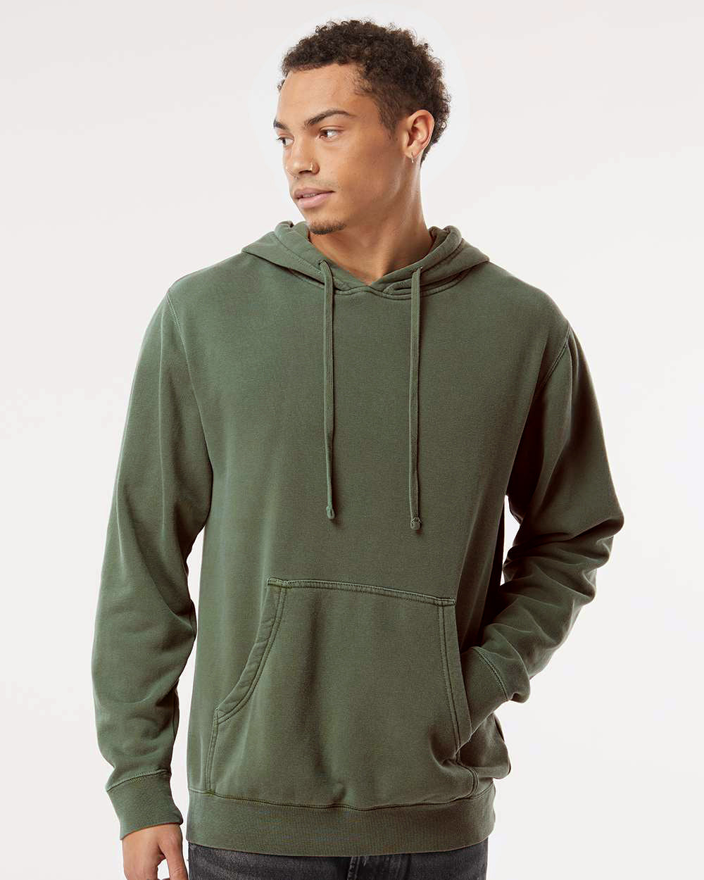 9oz. Unisex Midweight Pigment Dye Pullover Hood - Tiflee Tradex Company