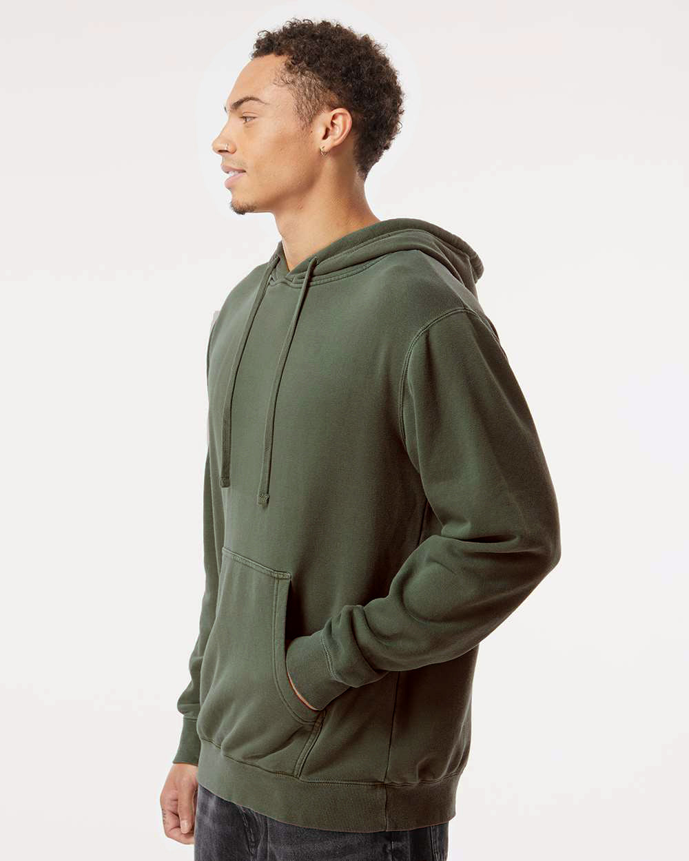 9oz. Unisex Midweight Pigment Dye Pullover Hood - Tiflee Tradex Company