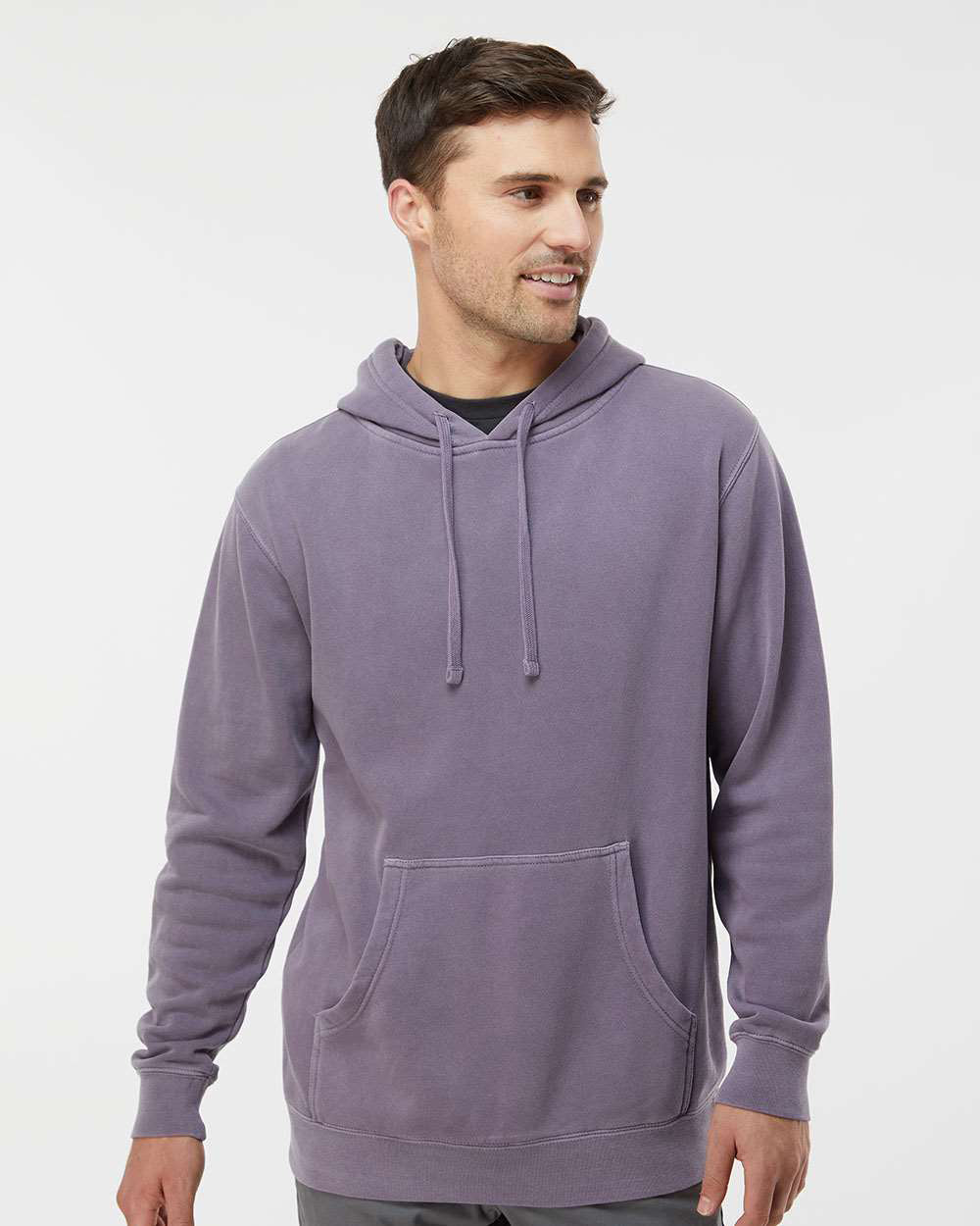 9oz. Unisex Midweight Pigment Dye Pullover Hood - Tiflee Tradex Company