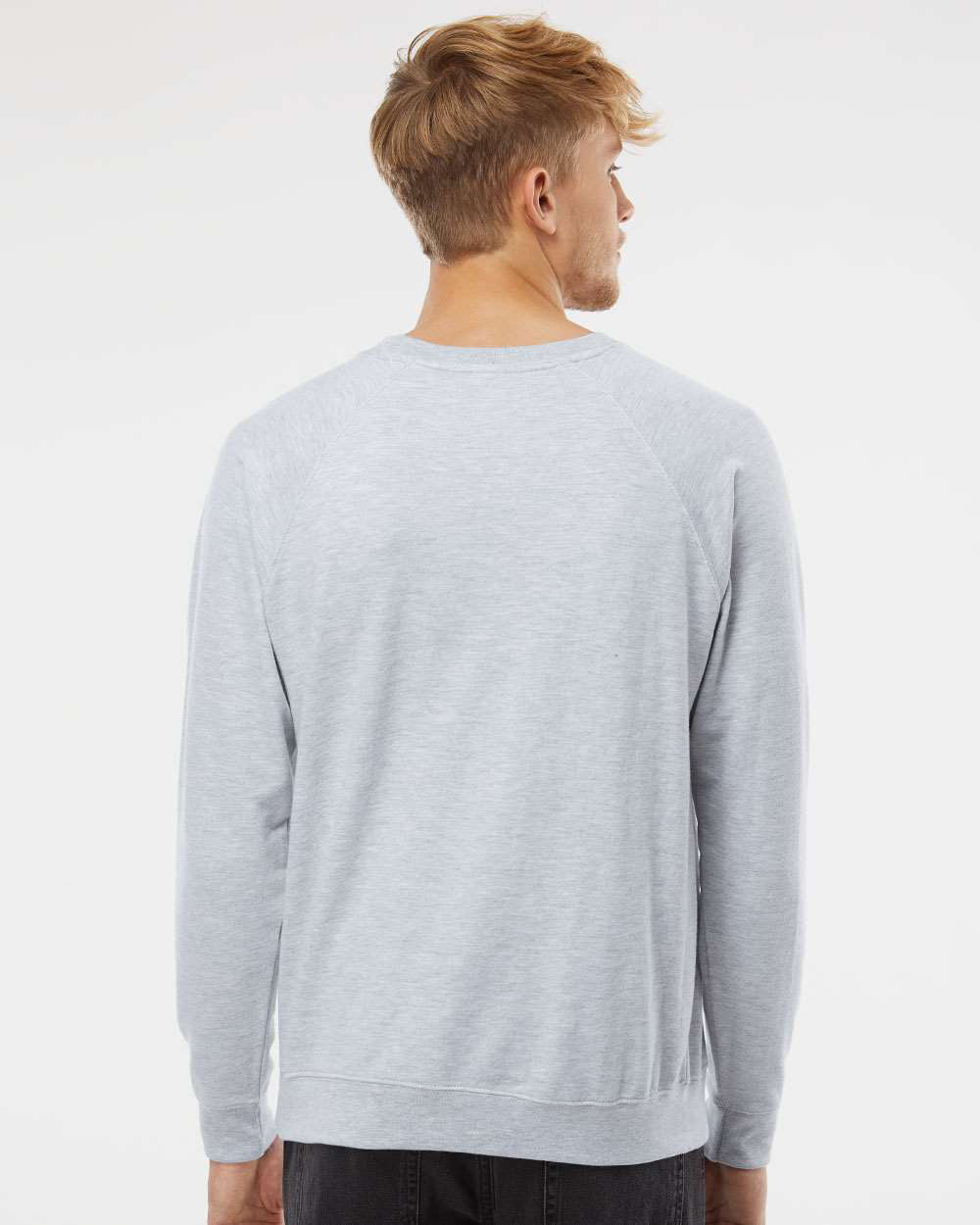 Unisex Lightweight Loopback Terry Crew - Tiflee Tradex Company