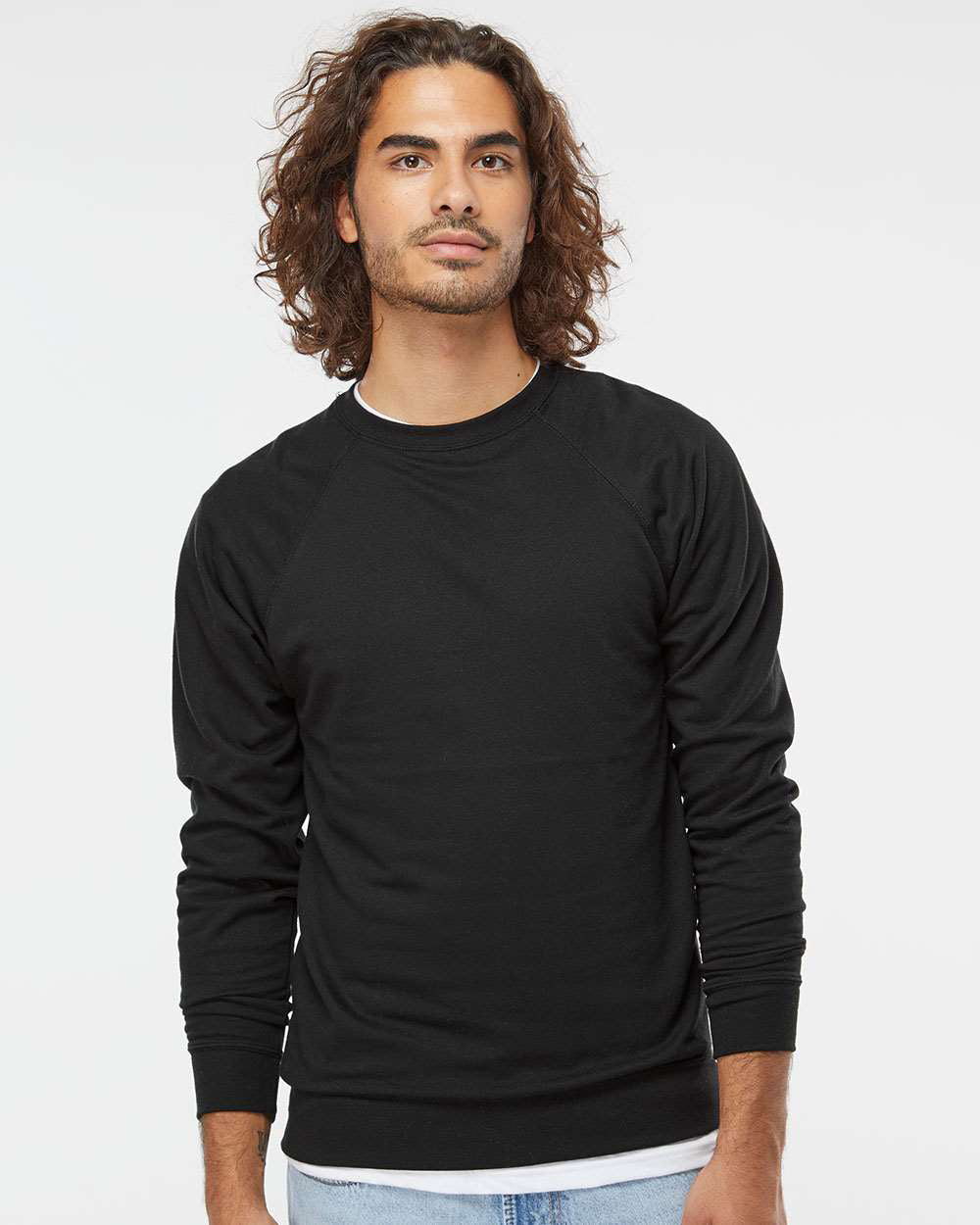 Unisex Lightweight Loopback Terry Crew - Tiflee Tradex Company
