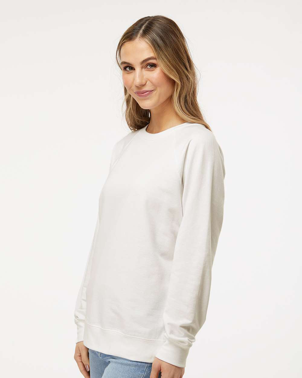 Unisex Lightweight Loopback Terry Crew - Tiflee Tradex Company