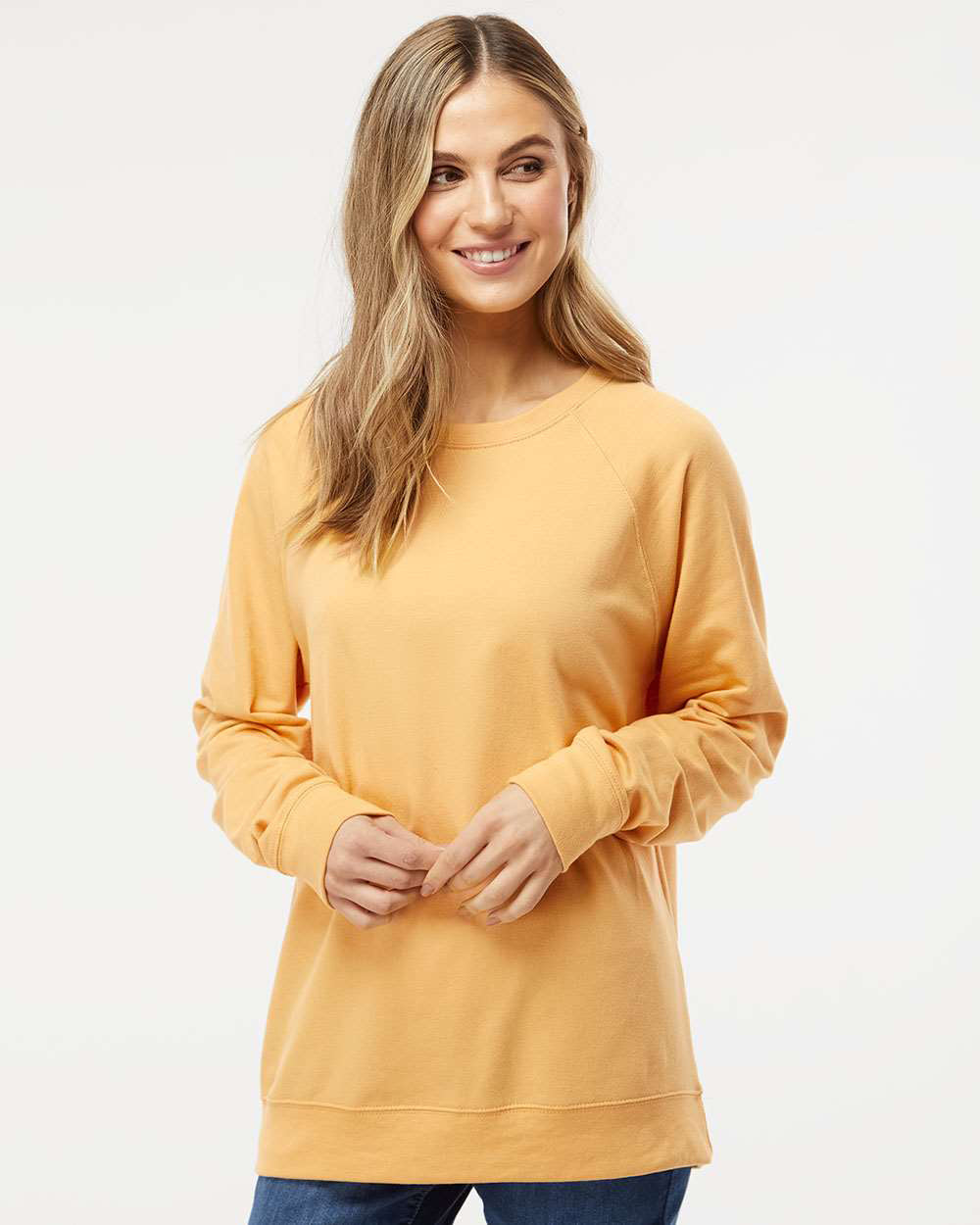 Unisex Lightweight Loopback Terry Crew - Tiflee Tradex Company