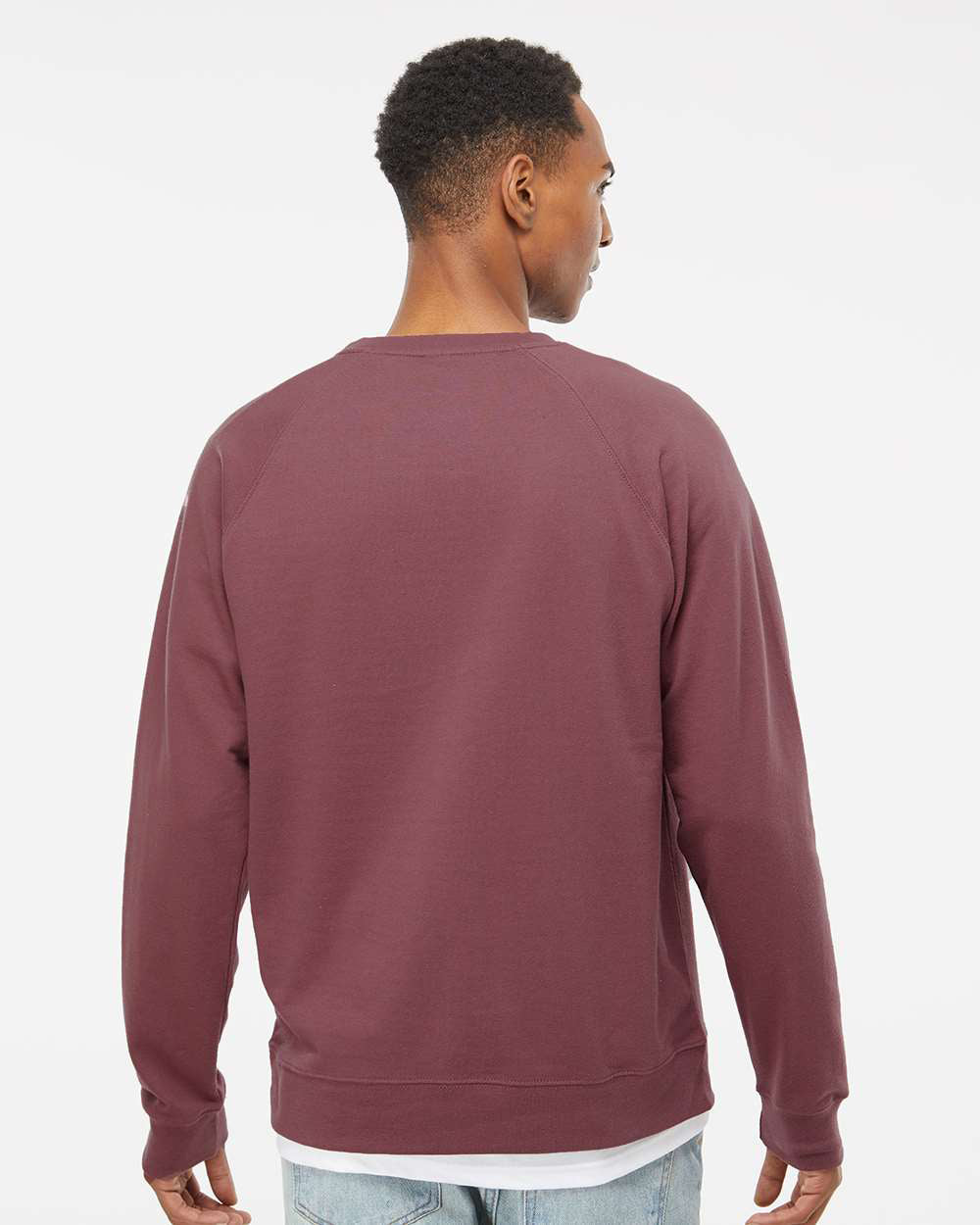 Unisex Lightweight Loopback Terry Crew - Tiflee Tradex Company