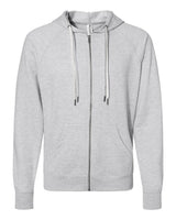 Unisex Lightweight Loopback Terry Zip Hood - Tiflee Tradex Company
