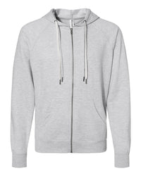 Unisex Lightweight Loopback Terry Zip Hood - Tiflee Tradex Company